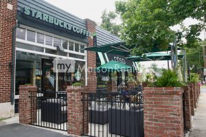 Starbucks and Crisp in Elizabeth Neighborhood